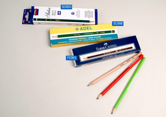 Standard shop pencil size